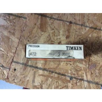 Timken tapered roller bearing,  NOS, #472 3000, free shipping, 30 day warranty