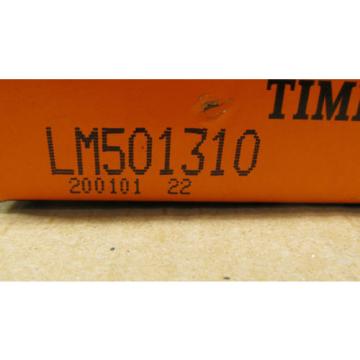 1 NIB TIMKEN LM501310 TAPERED ROLLER BEARING CUP, OD: 2-29/32&#034;, CUP WIDTH: 0.58&#034;