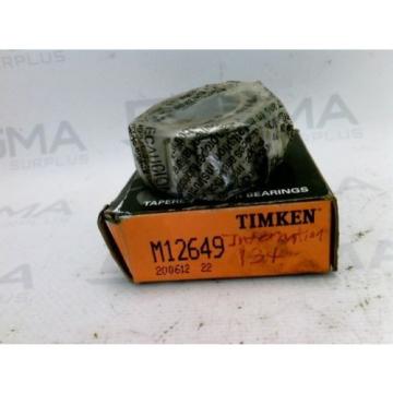 New! Timken M12649 Tapered Roller Bearing