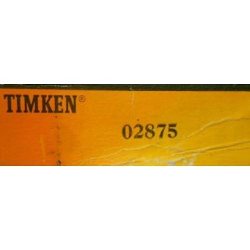 TIMKEN TAPERED ROLLER BEARING 02875, 1-1/4&#034; INSIDE DIAMETER