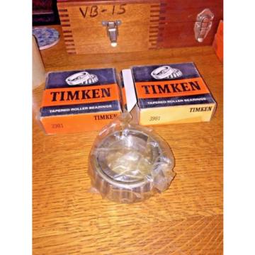 Timken 3981 Tapered Roller Bearing, Single Cone QTY 2