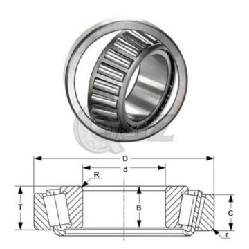 1x 15117-15245 Tapered Roller Bearing QJZ New Premium Free Shipping Cup &amp; Cone