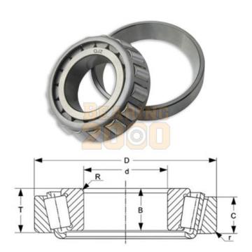 1x 25877-25821 Tapered Roller Bearing Bearing 2000 New Free Shipping Cup &amp; Cone