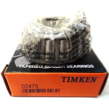 TIMKEN, TAPERED ROLLER BEARING, 02475, 1.250&#034; BORE, SINGLE ROW