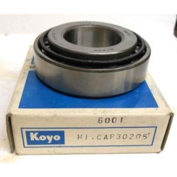 KOYO BEARINGS, TAPERED ROLLER BEARING, 30205, 25 X 52 X 16.25MM