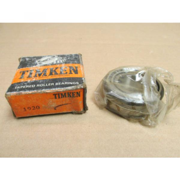 NIB TIMKEN 1920/1987 SET TAPERED ROLLER BEARING CONE &amp; CUP 27 mm ID 57 mm OD NEW #1 image