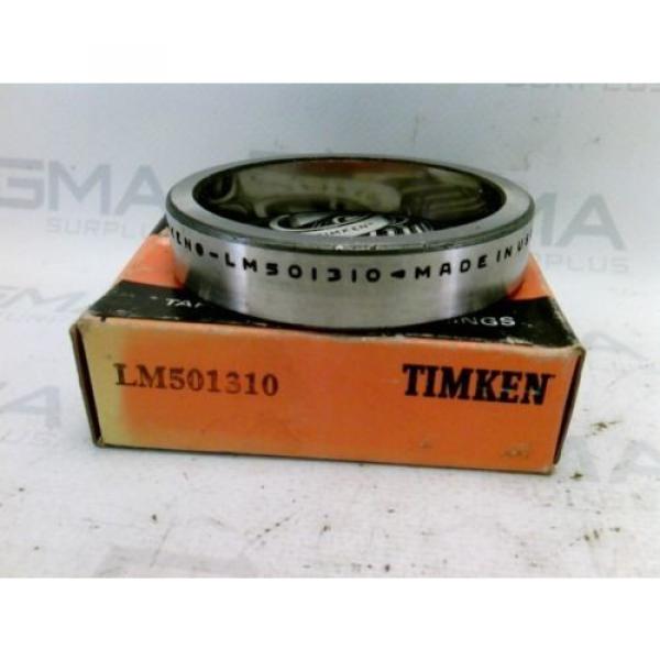 New! Timken LM501310 Tapered Roller Bearing Cup #1 image