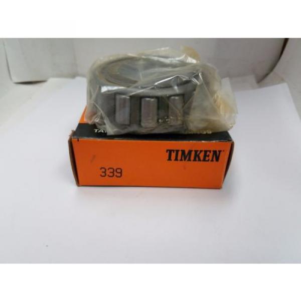 Timken 339 Tapered roller bearing, straight bore, steel, Inch, 1.3780&#034; id, 0.882 #1 image