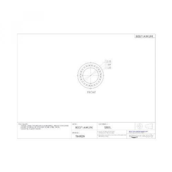 Timken 13889 Tapered Roller Bearing, Single Cone, Standard Tolerance, Straight #2 image