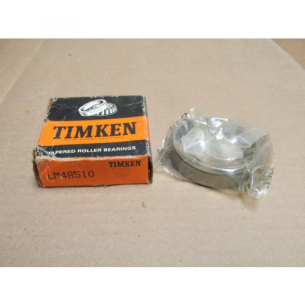 NIB TIMKEN LM48510 CUP/RACE 2 9/16&#034; OD 0.55&#034; W FOR TAPERED ROLLER BEARING CONE #1 image