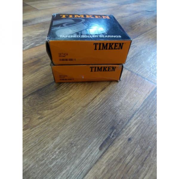 Two Timken Tapered Roller Bearing Bearings SET424 552A-555S New in the Box #2 image