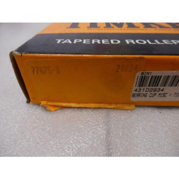 Timken 77675B Tapered Roller Bearing, Single Cup, 77675-B 6.7500&#034; OD 1.5000&#034; NIB #4 image