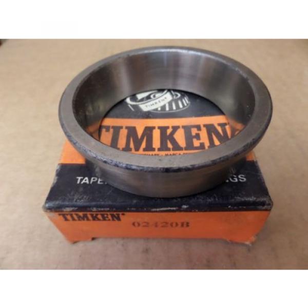 NEW TIMKEN 02420B TAPERED ROLLER BEARING RACE #1 image