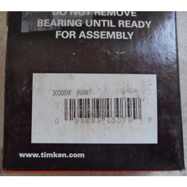 Timken IsoClass 30306M 9\KM1 Tapered Roller Bearing #2 image