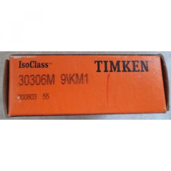 Timken IsoClass 30306M 9\KM1 Tapered Roller Bearing #3 image