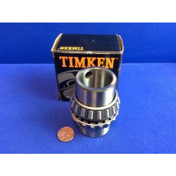 Timken 08118DE Tapered Roller Bearing, Double Cone, Straight Bore, Steel, 1.1875 #3 image