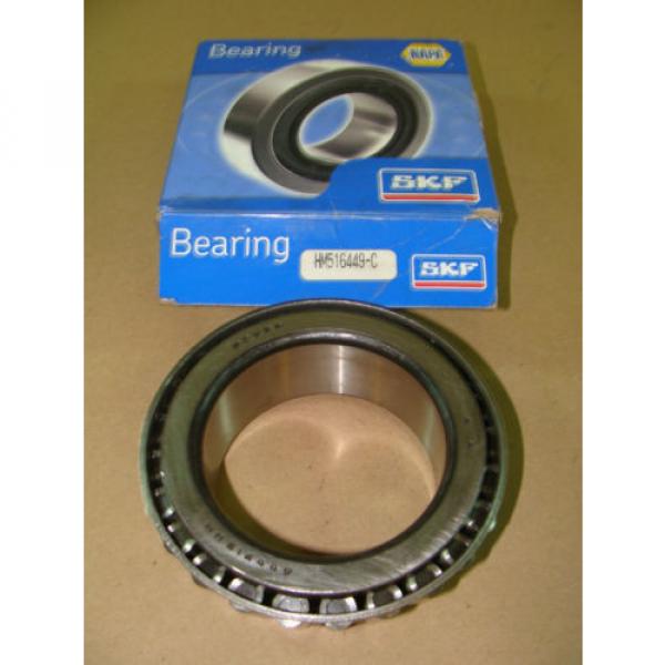 SKF BOWER HM516449C TAPERED ROLLER BEARING SINGLE CONE 3.25&#034; ID BORE 1.563&#034; WIDE #1 image