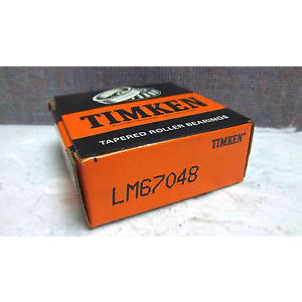 TIMKEN TAPERED ROLLER BEARING LM67048 NEW LM67048 #1 image