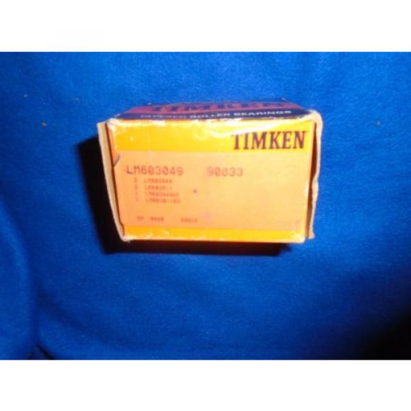 NEW IN BOX OLD STOCK TIMKEN LM603049-90033 SIX PIECE/6 PC TAPERED ROLLER BEARING #3 image