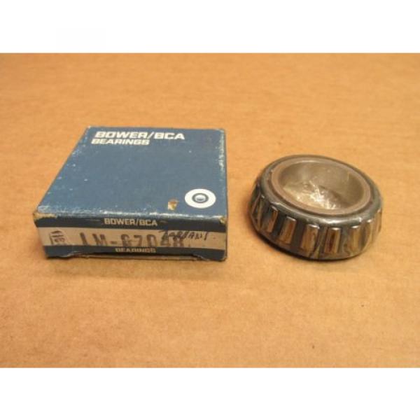 NIB BOWER BCA L-44610 TAPERED ROLLER BEARING CUP/RACE L44610 1 31/32&#034; OD 0.42&#034; W #1 image