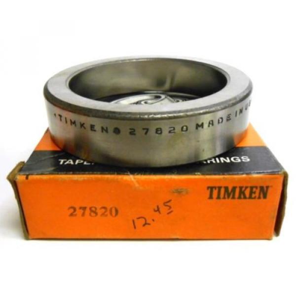 TIMKEN TAPERED ROLLER BEARING, 27820, NIB, NOS #1 image