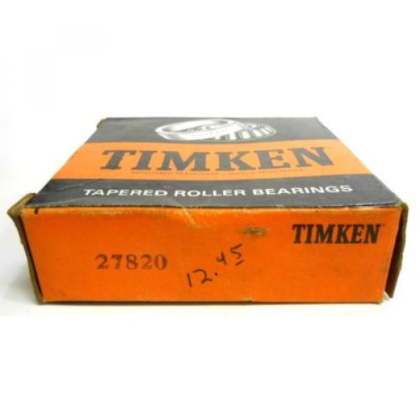 TIMKEN TAPERED ROLLER BEARING, 27820, NIB, NOS #2 image