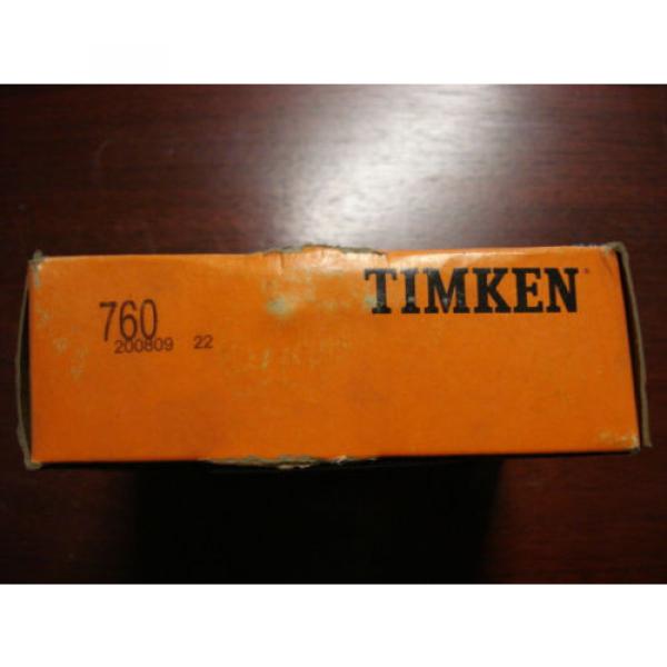 TIMKEN 760,Tapered Roller Bearing, Bore 3-9/16&#034;, Width 1.900&#034;, 1 Cone /5777eGO4 #5 image