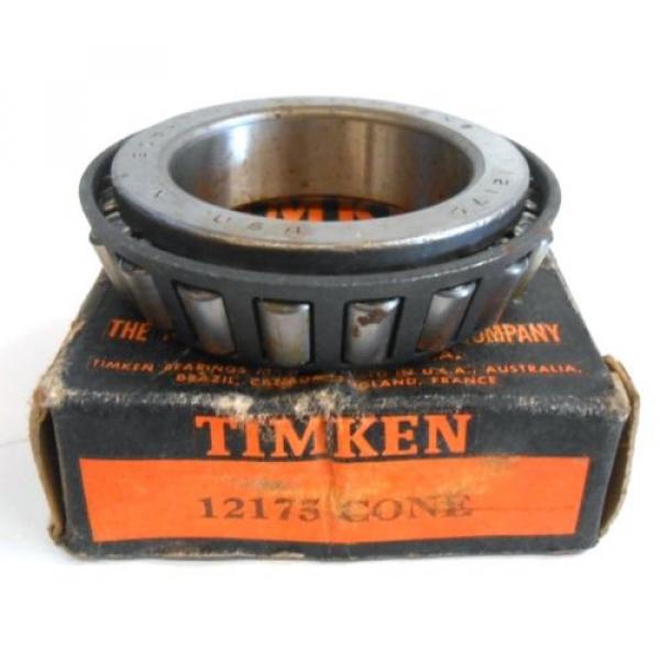 TIMKEN TAPERED ROLLER BEARING, 12175 CONE, 1.7500&#034; BORE #1 image