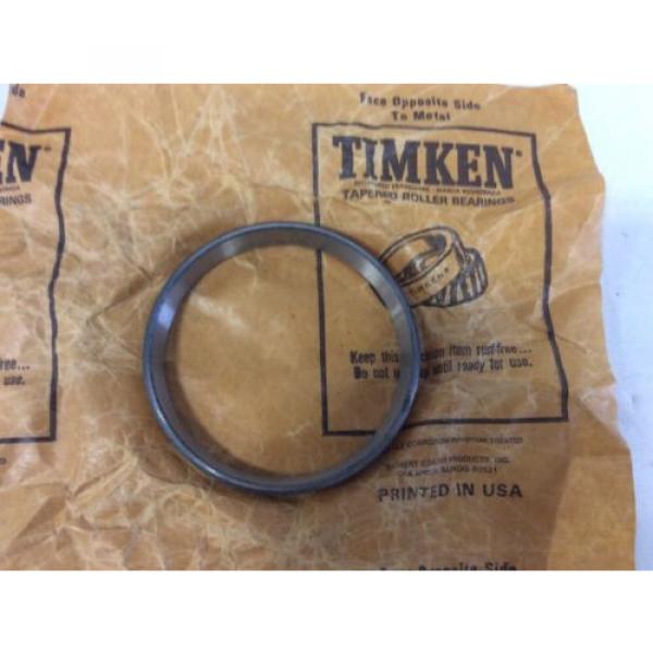 Timken LL205410#3 Tapered Roller Bearing Single Cup Steel 3.0625&#034; D X 0.3750&#034; W #1 image