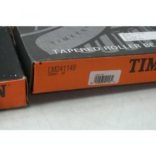 Timken LM241149 LM241110 Tapered Roller Bearings 8&#034; Bore / 10.875&#034; Outer Cup Dia #3 image