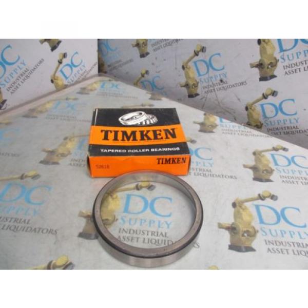 TIMKEN 52618 TAPERED ROLLER BEARING CUP NIB #2 image