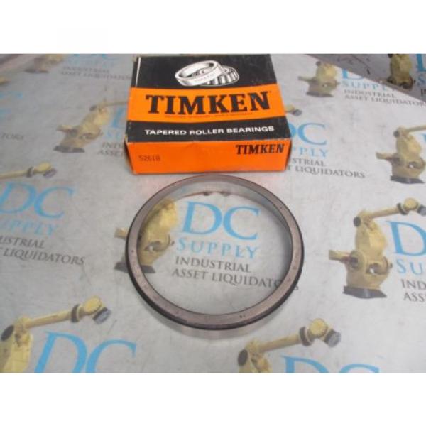 TIMKEN 52618 TAPERED ROLLER BEARING CUP NIB #3 image