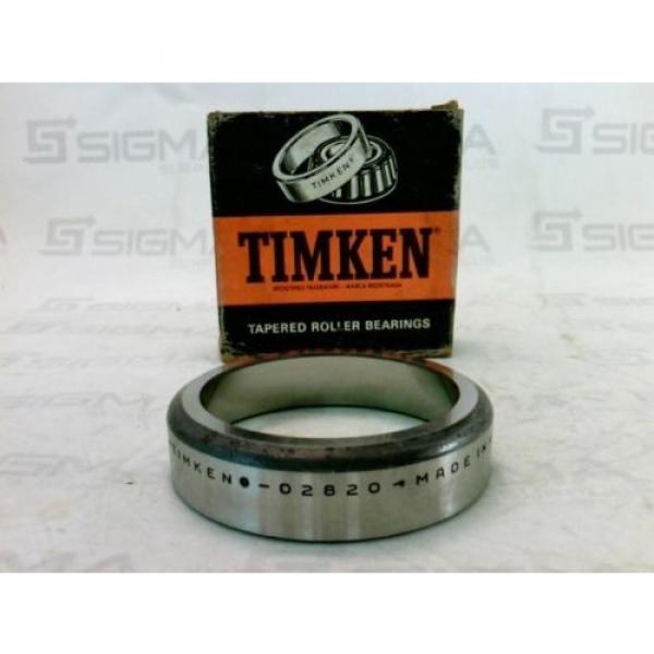 Timken 02820 Tapered Roller Bearing Cup #1 image