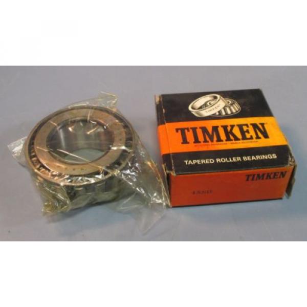 Timken 4580 Tapered Roller Bearing 2&#034; ID, 1-1/2&#034; Width Through Bore NIB #1 image