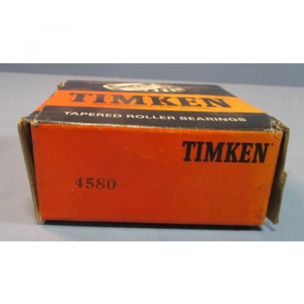 Timken 4580 Tapered Roller Bearing 2&#034; ID, 1-1/2&#034; Width Through Bore NIB #2 image