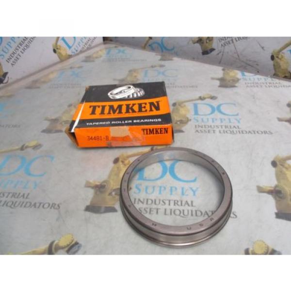 TIMKEN 34481-B TAPERED ROLLER BEARING CUP NIB #2 image