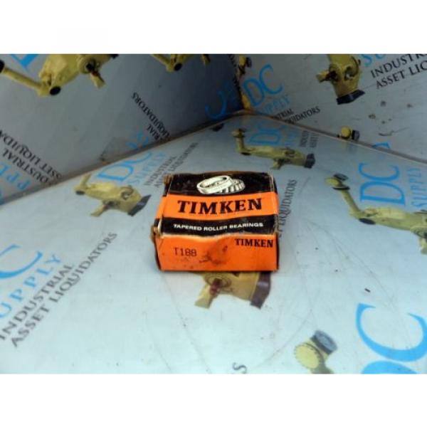 TIMKEN T188 TAPERED ROLLER BEARING NIB #1 image