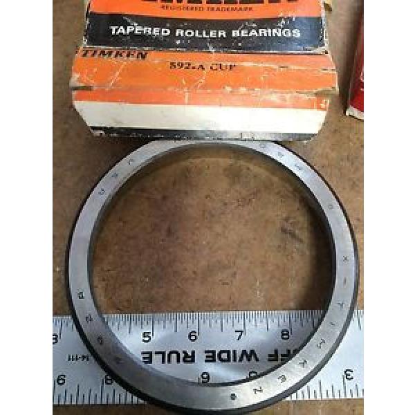 NEW OLD Timken 592A CUP Tapered Roller Bearing Outer Race Cup   BEARING, CL #1 image