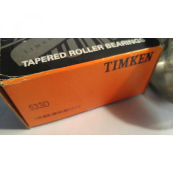 TIMKEN 533D DOUBLE CUP TAPERED ROLLER BEARING #3 image