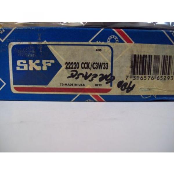 SKF 22220 CCK/C3W33 TAPERED BORE SPHERICAL ROLLER BEARING -FREE SHIPPING!!! #5 image