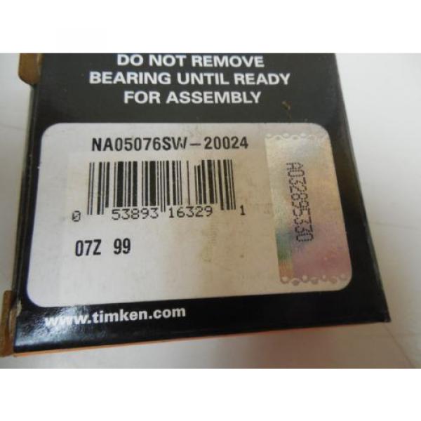 TIMKEN TAPERED ROLLER BEARING NA05076SW NA05076SW-20024 NA05076SW20024 NIB #2 image