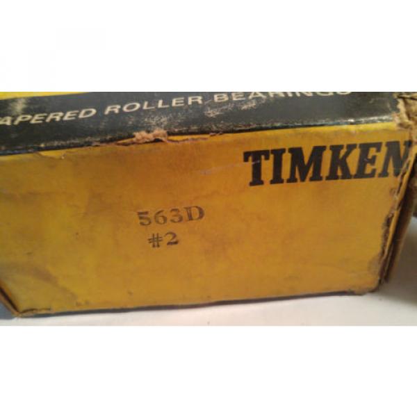 TIMKEN 563D DOUBLE CUP TAPERED ROLLER BEARING #3 image