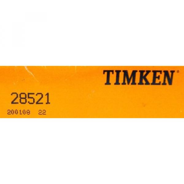 TIMKEN TAPERED ROLLER BEARING OUTER RACE CUP, 28521, 3 5/8&#034; OD #2 image