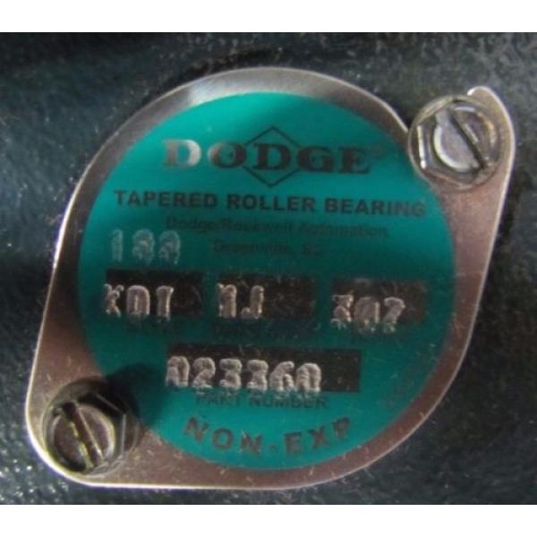 DODGE KDI 307 SERIES 023360 NON-EXP TAPERED PILLOW BLOCK ROLLER BEARING NIB #2 image