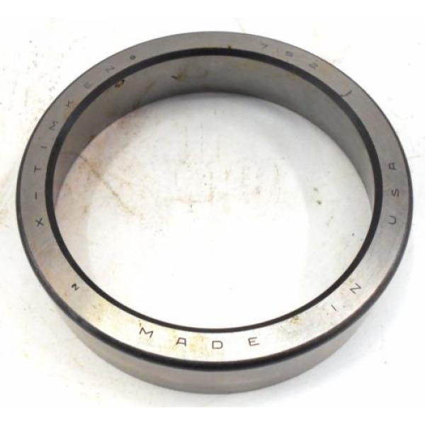 TIMKEN TAPERED ROLLER BEARINGS 752 CUP, 6.3750&#034; OD, SINGLE CUP, CHROME STEEL #3 image