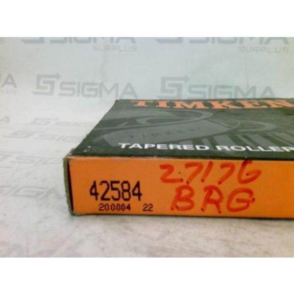 Timken 42584 Tapered Roller Bearing #2 image