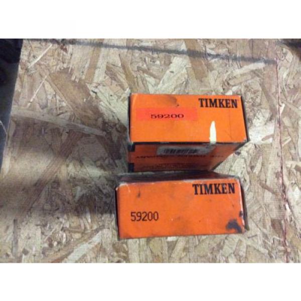 2-Timken tapered roller bearing,  NOS, #59200, free shipping to lower 48 #1 image