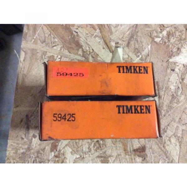 2-Timken tapered roller bearing,  NOS, #59425, free shipping to lower 48 #1 image