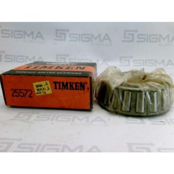 Timken 25572 Tapered Roller Bearing New #1 image