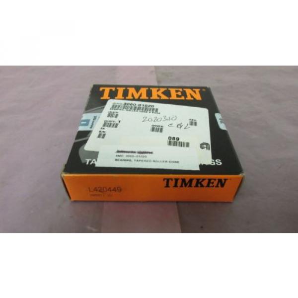 AMAT 3060-01020, Bearing, Tapered Roller Cone, 4 Bore, Timken, 410408 #1 image